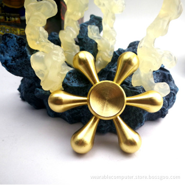 Colorful Brass And Metal Material Hand Spinner And Fidget Spinner With 608 Brearing In Stock